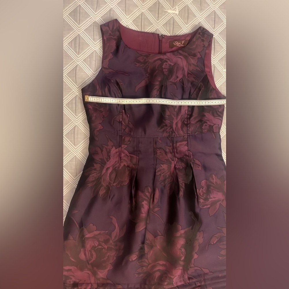 Eliza J Purple Floral Mini Dress - Picture 6 of 11